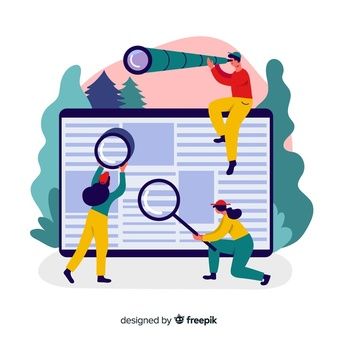 Research Vectors, Photos and PSD files | Free Download 동화 삽화, Competitor Analysis, Education And Training, Wireframe, Displaying Collections, Flat Design, Vector Photo, Good Company, Landing Page