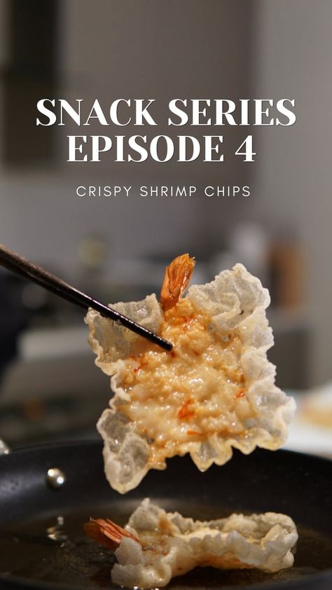 Anson T | Snack Series Episode 4| Crispy Shrimp Chips 🍤 🤤 Ingredients: Rice Paper Fresh Shrimp Shaoxing Wine Garlic Sugar and salt Rice paper... | Instagram Honey Butter Chips, Rice Crispies Recipe, Shrimp Chips, Foodie Couple, Chinese Shrimp, Rice Paper Recipes, Soy Sauce Garlic, Fried Seafood, Chips Snacks