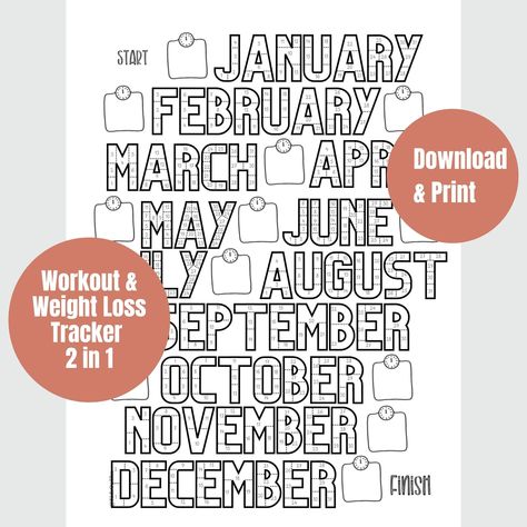 Excited to share the latest addition to my #etsy shop: Workout and Weight Loss Tracker, Daily Log, Visual Fitness Habit Planner Journal, Instant Digital Download, Printable PDF, 2022 Insert #weightloss #workout #fitness https://etsy.me/3t9ggnA Work Out Tracker Free Printable, Workout Coloring Calendar, 2023 Workout Tracker, Fitness Tracker Printable Free, Yearly Workout Tracker, Monthly Fitness Tracker, Bulit Journal, Fitness Habit Tracker, Goals Calendar