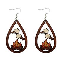 Wooden Decorations, Laser Cut Earrings, I Carry, Wooden Earrings, Make Jewelry, Laser Cut Wood, S Mores, Wood Earrings, Wood Jewellery