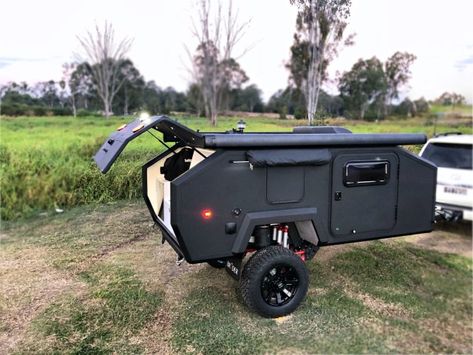 Bicycle Camper Trailer, Small Lightweight Travel Trailers, Bicycle Camper, Tiny Camper Trailer, Off Road Teardrop, Truck Campers For Sale, Camping Trailer For Sale, Slide In Truck Campers, Mini Caravan