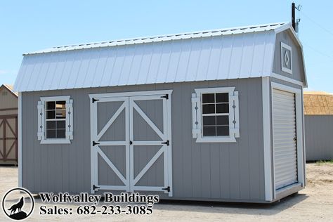 Wolfvalley Buildings  Storage Shed Blog.: Custom Built Motorcycle Garage, 10x20 Portable Bui... Portable Building, Business Banking, Custom Built Motorcycles, Tuff Shed, Rent House, Auto Loans, Mini Barn, Portable Garage, Storage Building