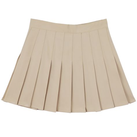 KHAKI PLEATED SKIRT Khaki Pleated Skirt Outfit, Khaki Pleated Skirt, Skirt Png, Knee Length Pleated Skirt, Pleaded Skirt, Pink Pleated Skirt, School Skirt, Khaki Skirt, Skirt Pleated