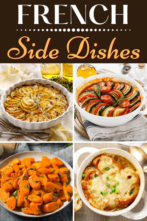 Essen, Fresco, French Party Recipes, French Vegetable Side Dishes, French Dishes Easy, French Food Recipes Lunch, Easy French Dishes, French Country Food, French Side Dishes Traditional