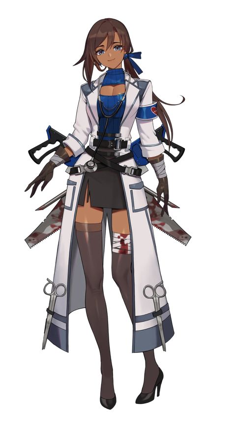 Cathy - Official Eternal Return Wiki Too Attached, Eternal Return, Doctor Outfit, Free Medical, Female Doctor, Royal Outfits, Girls Frontline, 영감을 주는 캐릭터, Female Character Design