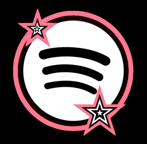 Icons For Apps Y2k, Spotify Pfps Y2k, Y2k Apps Icons, Y2k Music Icon, Spotify Logo Icons, Spotify Black Icon, Emo Icons For Apps, Spotify Logo Aesthetic, Scene Icons For Apps