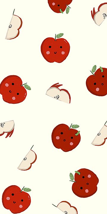 Apple Fruit Wallpaper, Circle Wallpaper, Water Bottle Art, Wallpaper Powerpoint, Apple Wallpapers, Wallpaper Paint, Transfer Sheets, Fruit Wallpaper, Wallpaper Photos