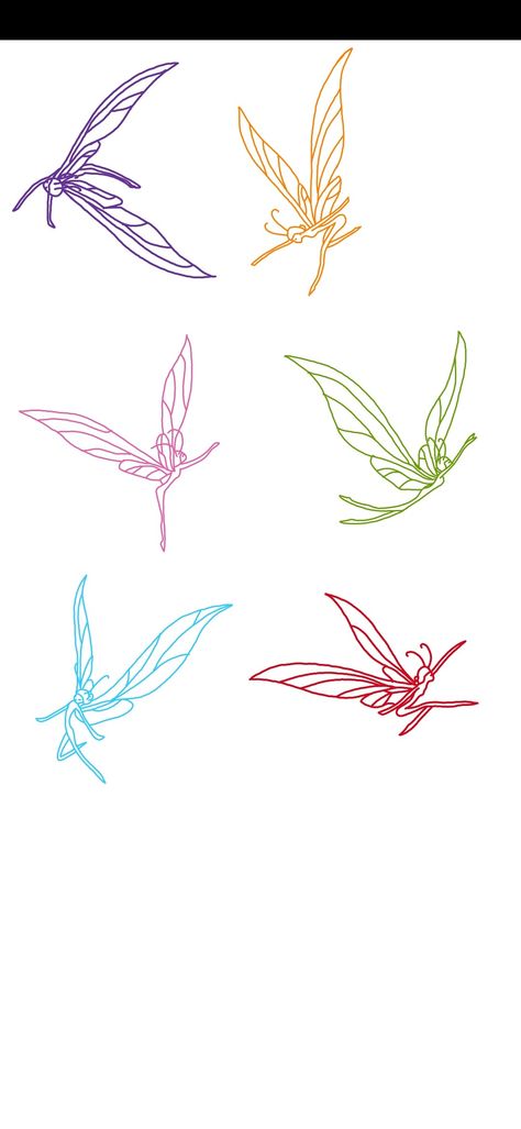 Winx Club Wings Tattoo, Winx Club Tattoo Ideas, Winx Tattoos, Winx Club Tattoo, Tattoo Amigas, Group Tattoos, Bloom Tattoo, Angels Friends, Pig Tattoo