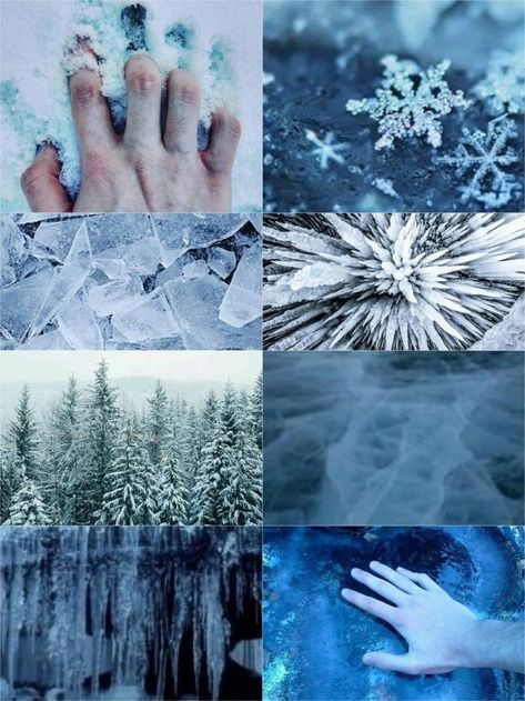 Ice Aesthetic Powers, Fire And Ice Aesthetic, Ice Witch, Ice Aesthetic, Magic Realms, Ice Powers, Ice Magic, Queen Aesthetic, I Love Winter