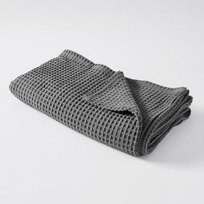 Grey Single Bed, Waffle Blanket, Queen Blanket, Cotton Throw Blanket, Gray Blanket, White Charcoal, Cotton Throw, Decorative Blankets, Waffle Weave