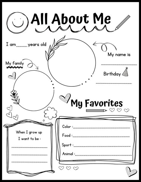 Make the first day of school memorable with All About Me! Our unique pennants let your students get to know each other and create a sense of community. They can write about their likes, dreams, and more - making it the perfect icebreaker and teaching tool. About Me First Day Of School Activity, All About Me 1st Birthday, All About Me Writing Activity, First Day Of Kindergarten Worksheets, All About Me Birthday Party, Get To Know Me Crafts For Kids, Get To Know Me Kindergarten, First Day Of School Get To Know You, All About Me Second Grade