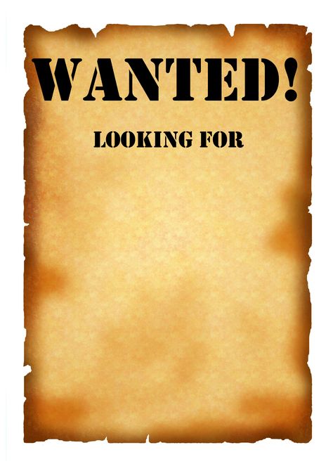 Wanted Poster Template 2 By Lizzy2008 Wanted Poster Template, Wanted Template, Poster Template Free, Wanted Ads, Illustrator Template, Wanted Poster, Newspaper Template, Word Free, Writing Templates