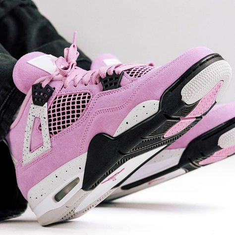 Air Jordan 4 "Orchid" (WMNS) Release Date: October 5th, 2024 Jordan 4 Orchid, Leng Shoes, October 5th, Jordan 4s, All Nike Shoes, Pink Orchids, Air Jordan 4, Swag Shoes, Release Date