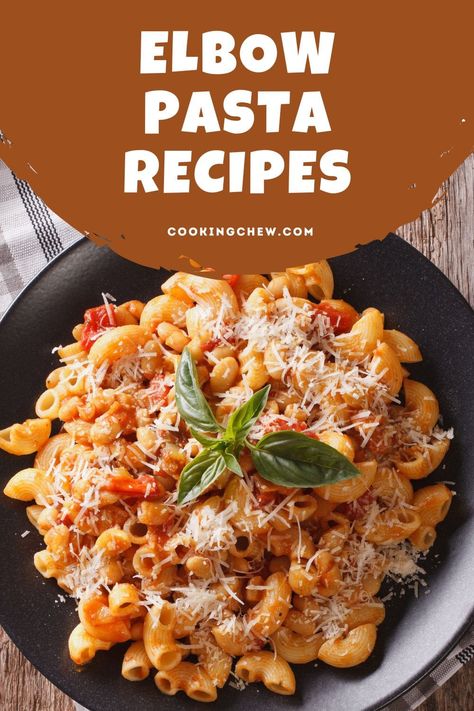 These best elbow pasta recipes include comforting soups, flavor-packed casseroles, and exquisite baked pasta creations inspired by global cuisines. Pasta Recipes Elbow Noodles, Elbow Pasta Dinner Recipes, Pasta Recipes With Elbow Noodles, Baked Elbow Pasta Recipes, Meals With Macaroni Noodles, Recipes Using Elbow Noodles, Large Elbow Macaroni Recipe, Recipes Using Elbow Macaroni, Healthy Elbow Pasta Recipes