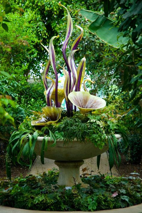 Garden Arch Ideas, Sophisticated Garden, Gazebo Design, Chihuly Garden, Arch Designs, Phipps Conservatory, Flower Arch, Dale Chihuly, Garden Makeover