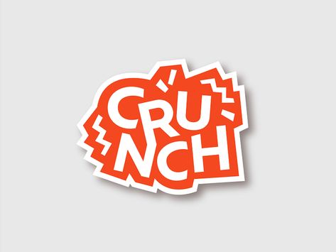 Crunch - Granola Logo Design by Timur Aldemir on Dribbble Food Brand Logos, Badge Logo Design, Fast Food Logos, Food Logo Design Inspiration, Modern Line Art, Art Text, Banner Design Inspiration, Food Logo Design, Food Branding