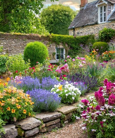 Dream Backyard Garden, English Cottage Gardens, Garden Escape, English Country Garden, Bird Bath Garden, Cottage Garden Design, English Country Gardens, English Cottage Garden, Garden Inspo