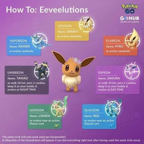 Eevee Pokemon Go, Pokemon Type Chart, Pokemon Tips, Pokemon Guide, Eevee Pikachu, Pokemon Breeds, Pikachu Wallpaper, Pokemon Eeveelutions, Eevee Evolutions