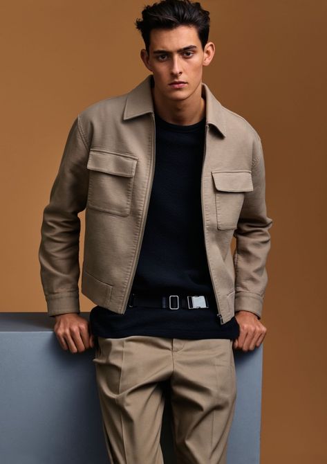 H&M Studio presents its spring-summer 2016 men's collection with model Rhys Pickering. Rhys Pickering, Dark Khaki Pants, Hm Outfits, H M Outfits, H&m Men, H And M, Khaki Pants Men, Men Formal, Men Fashion Casual Outfits