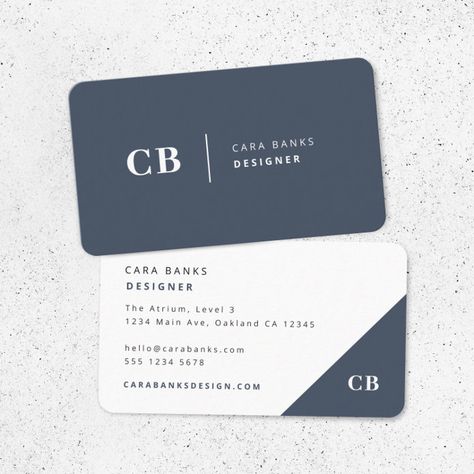 Masculine Business Cards, Blue Business Card Design, Lemon Garden, Simple Business Card, Qr Code Business, Cute Business Cards, Blue Business Card, Minimal Business Card, White Business Card