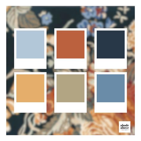 Waterpolo Home Color Palette Sherwin Williams 2024 Whole House Color Scheme Interior Paint Design Blue, Orange, Gold, Sage, Coral - Etsy Terra Cotta Color Palette, Interior Paint Design, Whole House Color Scheme, House Color Schemes Interior, Navy Blue Houses, Color Palette Sherwin Williams, Coral Living Rooms, Orange Dining Room, Terracotta Color Palette