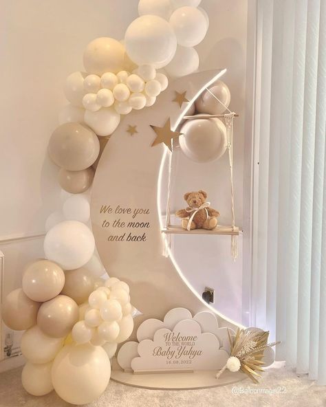 Baby Shower Idea Babyshowerparty Ideas At Home, Dreams Do Come Two Birthday, Baby Shower Venue Decor, A Dream Come True Baby Shower Theme, Dream Come True Baby Shower Theme, Sweet Dreams Baby Shower Theme, Magical Baby Shower Theme, Baby Shower Moon Theme, Babyshower Theme Ideas