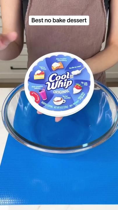 Dessert With Pudding And Cool Whip, Yummy Dessert Ideas, Cool Wipe Dessert, Healthy Potluck Desserts, Dessert With Cool Whip, Easy Ice Cream Desserts Quick, Super Simple Desserts, Fluff Desserts Cool Whip, Recipes Using Cool Whip