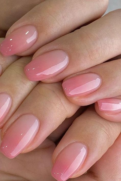 Nail Inspo Holiday Nail Ideas Summer 2024, Pink Ombre Short Nails, Sheer Pink French Tip Nails, Nails Ombre French, Pink Ombre French Tip Nails, Nail Ideas Ombre, Baby Pink Chrome Nails French Tip, Nails Acrylic Ombre, Gradient Pink Nails French Tip