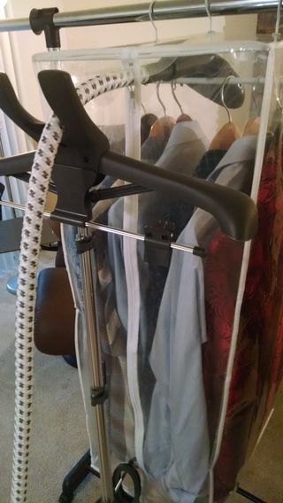 DIY clothing Steamer - Instructables Clothes Steamer Hacks, Clothes Steamer Station, Steam Clothes, Clothing Steamer, Kitchen Materials, Handheld Steamer, Clothes Steamer, Garment Steamer, Diy Clothing