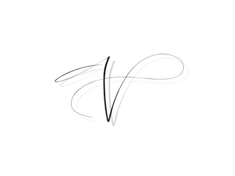 Cursive I Tattoo, Cursive T Tattoo, V Signature, Fine Line Tattoo Letters, V Calligraphy, V Letter Signature, C Calligraphy, Letter V Tattoo Ideas Design, Initals Tattoo Cursive