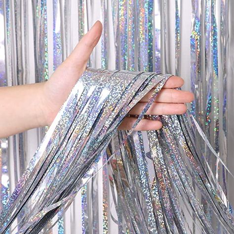 Amazon.com: 3 Pack Fringe Curtains Party Decorations,Tinsel Backdrop Curtains for Parties,Photo Booth Wedding Graduations Birthday Christmas Event Party Supplies (Pink) : Home & Kitchen Rain Curtain, Glitter Curtains, Fete Saint Patrick, Party Wall Decorations, Foil Curtain, Booth Wedding, Fringe Backdrops, Curtain Backdrops, Curtain Fringe