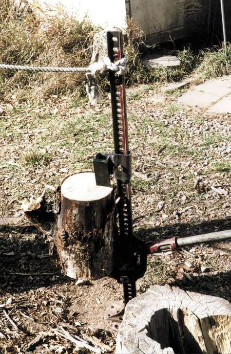 Diy Tractor Accessories, Diy Log Splitter How To Build, Manual Log Splitter, Firewood Splitter, Shop Hacks, Farming Tractors, Kindling Splitter, Agriculture Equipment, Splitting Wood