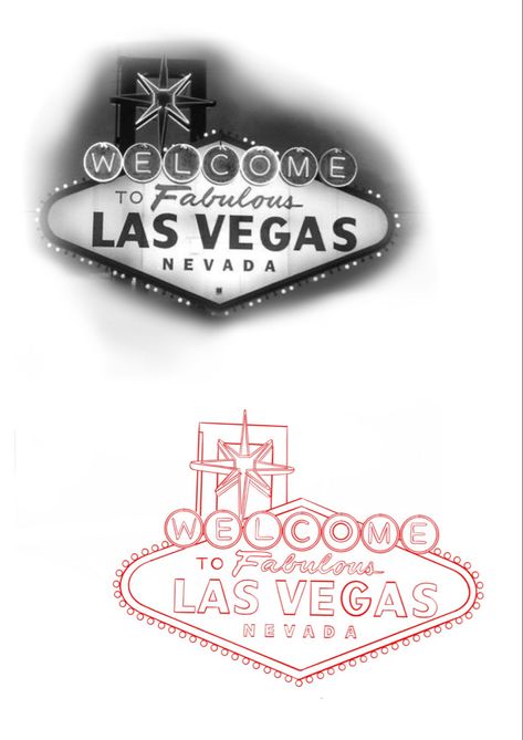 Las Vegas Tattoo Stencil, Welcome To Las Vegas Tattoo, Las Vegas Sign Tattoo, Las Vegas Tattoo Designs, Las Vegas Tattoo Ideas, Tattoo Stencil Ideas, Pittsburgh Tattoo, Las Vegas Tattoo, Hollywood Tattoo