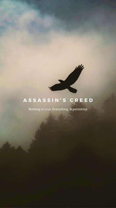 Assassins Creed Aesthetic Wallpaper, Nothing Is True Everything Is Permitted, Eagle Aesthetic Wallpaper, Assasin Creed Wallpapers, Assassin Creed Wallpaper, Assassins Creed Wallpaper Iphone, Assassins Creed Aesthetic, Assassin Wallpaper, Assassins Creed Wallpapers