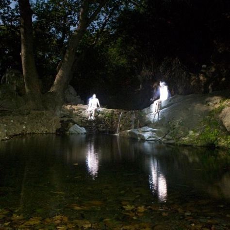 Dark Fairycore, Photographie Portrait Inspiration, A Pond, Spiritual Art, 그림 그리기, Dark Aesthetic, In The Middle, The Middle, At Night