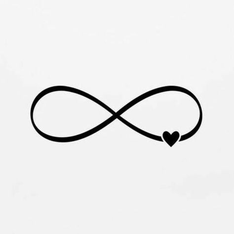 Infinity Signs Small Tattoos, Love You Infinity Tattoo, Infinite Symbol Tattoo, Infinity Love Wallpaper, Eternity Symbol Tattoo, Infinity Tattoo Stencil, Cute Small Drawings Love, Infinity Tattoo With Words, Infinity Tattoo On Finger