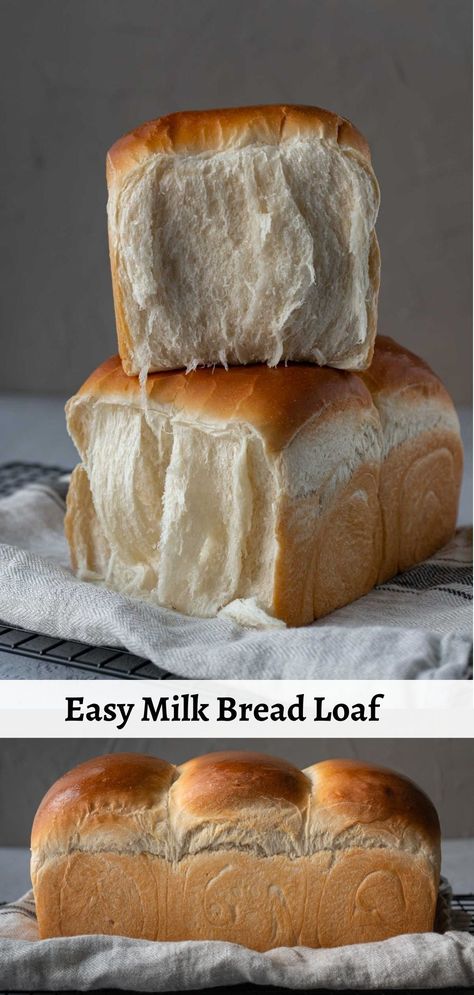 Homemade Milk, Milk Bread Recipe, Pudding Chia, Bread Recipes Easy, Homemade Bread Easy, Homemade Bread Recipes Easy, Homemade Bread Recipes, Best Bread Recipe, Milk Bread