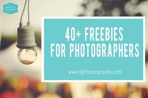 40+ Freebies for Photographers Photography Freebies, Pretty Presets, Photo Star, Photography Help, Photography Education, Photography 101, Lightroom Editing, Photography Lessons, Photoshop Tips