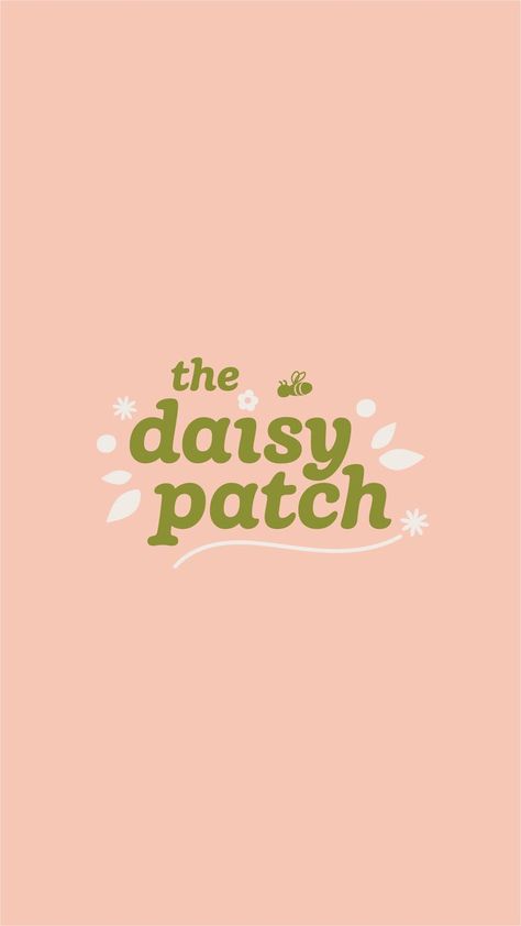 A fun, quirky and bold logo design for The Daisy Patch - a gardening club. Modern branding design, playful branding inspo, elevated branding inspo, boho branding inspo, colorful branding design, whimsical branding inspo, custom illustration inspo, brand design, logo design, branding inspo, branding design, graphic design, logo inspo, logo design, garden branding, floral drawings, flower illustrations, display font inspo, green brands, eco brands, organic brand inspo, natural branding Cottagecore Logo Design, Cottagecore Branding, Cottagecore Logo, Whimsical Logo Design, Garden Branding, Elevated Branding, Lotus Flower Logo Design, Grpahic Design, Logo Voyage