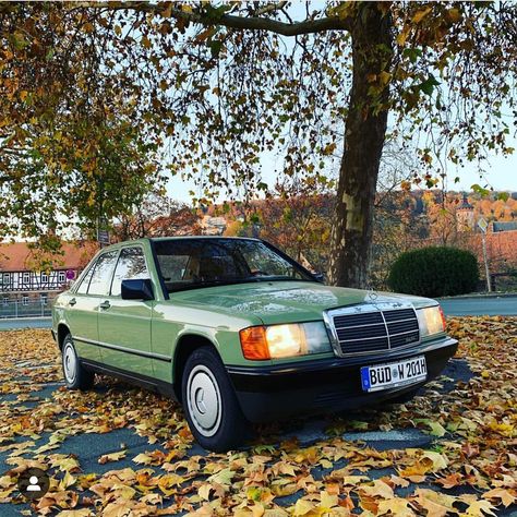 Mint 190 E “pistache”#makegreengreatagain #mercedes #mercedesbenz #benz #w201 #babybenz #190e #oldschool #mb #mbfans… Subcompact Cars, Mercedes Benz Classes, Mid Size Car, Mercedes 190, Mercedes Benz 190, Classic Mercedes, Mercedes Benz Classic, Mercedes Benz Cars, Benz Car