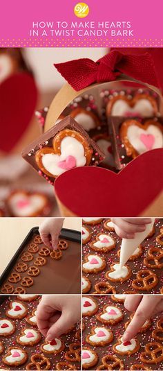 Candy Bark Recipes, Chocolate San Valentin, Bark Candy, Ab Training, Valentines Recipes Desserts, Valentines Treats, Valentines Snacks, Valentines Baking, Decorações Com Comidas