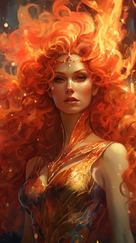 Jean Grey from X Men AI Arts Artwork For Beginners, Wallpaper Awesome, Goddess Of Fire, Men Character, Android Backgrounds, Fire Goddess, Goddess Aesthetic, Phoenix Art, Female Character Concept