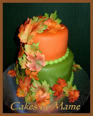 ~ Sugar Teachers ~ Cake Decorating and Sugar Art Tutorials: Autumn Maple leaf tutorial Paula Deen Pumpkin Bars, Shoe Box Cake, Fondant Lace, Autumn Cake, Teacher Cakes, Sugar Glass, Recipe Web, Petal Dust, Friends Cake