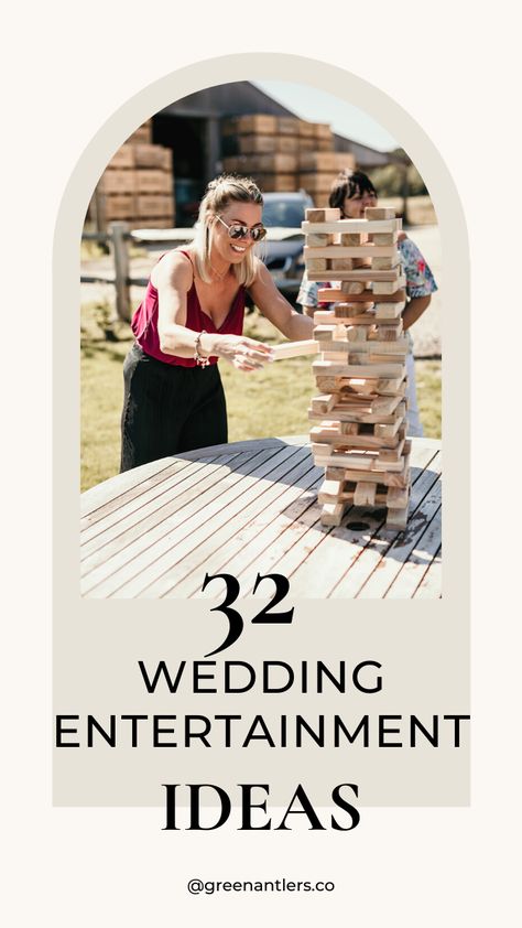 Wedding Reception Entertainment Ideas, Fun Wedding Entertainment, Wedding Entertainment Ideas, Reception Entertainment, Wedding Reception Entertainment, Guest Entertainment, Wedding Reception Activities, Wedding Games For Guests, Amazon Wedding Registry