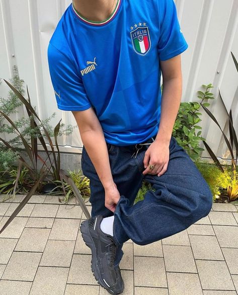 italy jersey Italian Jersey Outfit, Italia Jersey Outfit, Italy Jersey Outfit, Mexico Jersey Outfit Men, Italy Jersey, Barcelona Shirt, Barcelona Jerseys, Paper Rings, Shirt Outfit Men