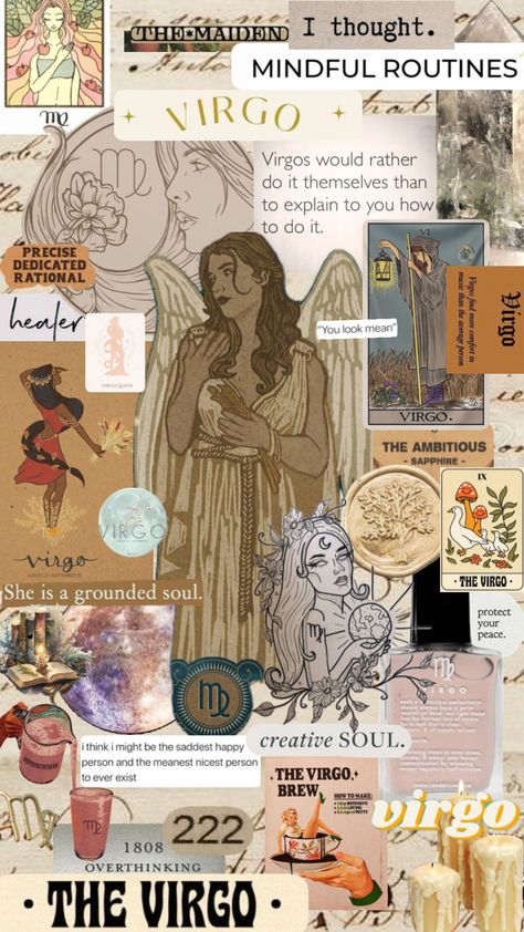 Neutral Virgo Shuffle #natural #neutral #naked #virgo #virgoaesthetic #virgomoodboard #vintage #queen #maiden Astrology, Energy Wallpaper, Virgo Aesthetic, Virgo Energy, Aesthetic Moodboard, Virgo Zodiac, Your Aesthetic, Mood Boards, Mood Board