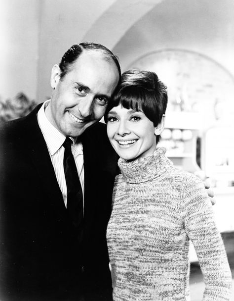 Audrey Hepburn and Henry Mancini on the set of Wait Until Dark, 1967. Audrey Hepburn Moon River, Wait Until Dark, Audrey Hepburn Pictures, New York Socialites, Henry Mancini, Holly Golightly, Audrey Hepburn Style, Film Institute, Suspense Thriller