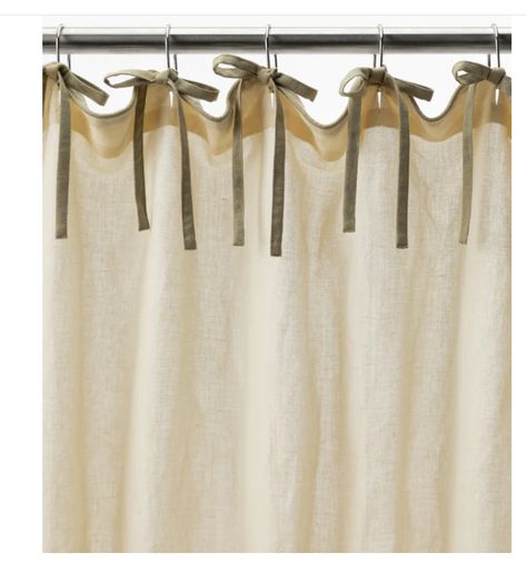 best stylish shower curtains. toile shower curtain. botanical shower curtain. fringe shower curtain. clay shower curtain. linen shower curtain. striped shower curtain. bathroom trends. embroidered shower curtain. patterned shower curtain. black and white shower curtain. sage green shower curtain. #home #bathroom #decor #showercurtain #traditional #modern #boho #botanical #toile Linen Shower Curtain, Stylish Shower Curtain, White Shower Curtain, White Shower, Dream Apartment, Dream House Decor, My New Room, House Inspo, New Room