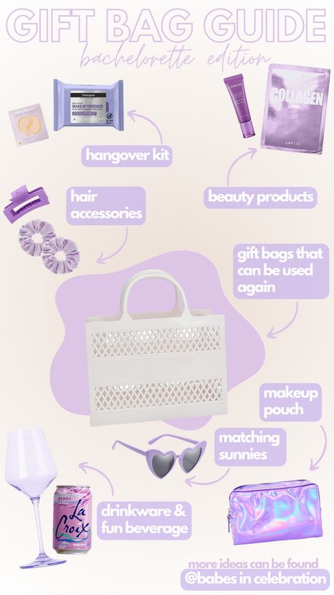 Bachelorette gifts have become a staple of the bachelorette weekend. Use our quick guide to fill your bags with the gifts your babes will use time and time again. We have such cute gift bag ideas. We also believe that gift bags should represent you and your bachelorette weekend theme!