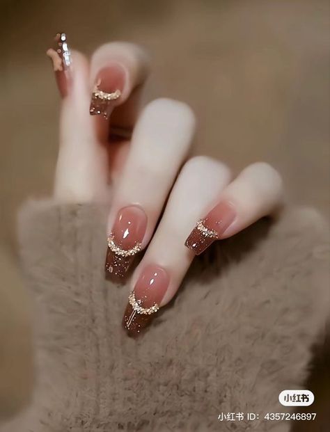 Nailart Simple Elegant, Red Jelly Nails, Nails Paint, Cut Nails, Beauty Tutorial, Elegant Nail, Elegant Nail Art, Red Jelly, How To Cut Nails